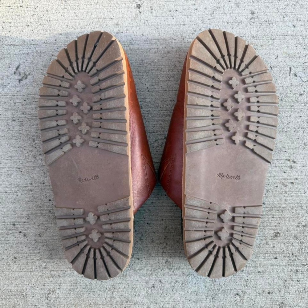 Madewell Layne Leather Clog Slides - Picture 4 of 7